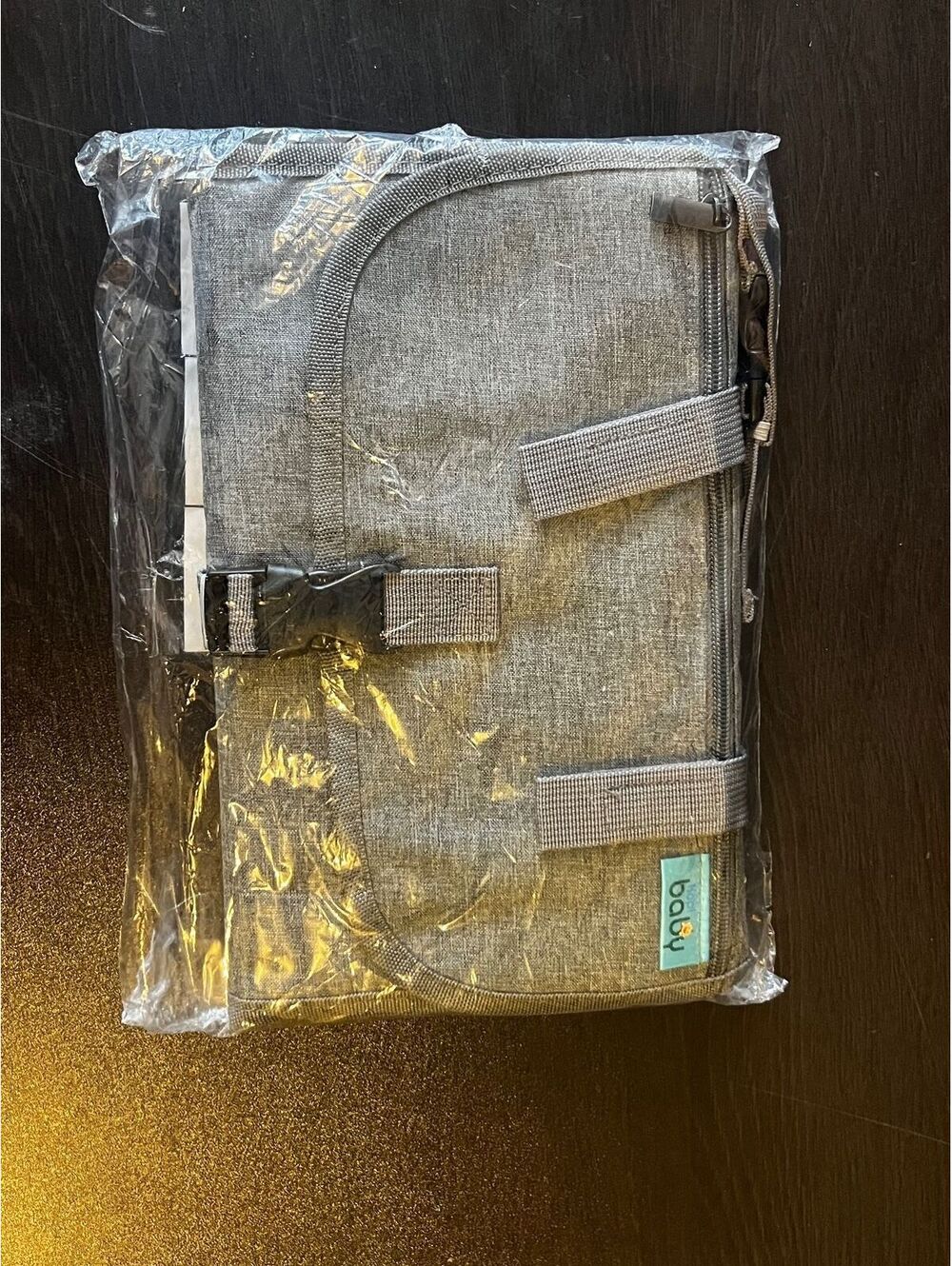 Kopi Baby Portable Diaper Changing Pad Travel Clutch Gray NEW